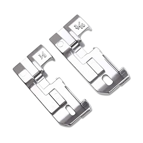 Piping Presser Foot 3/16 inch and 1/8 inch for Janome Serger Machine 202039000