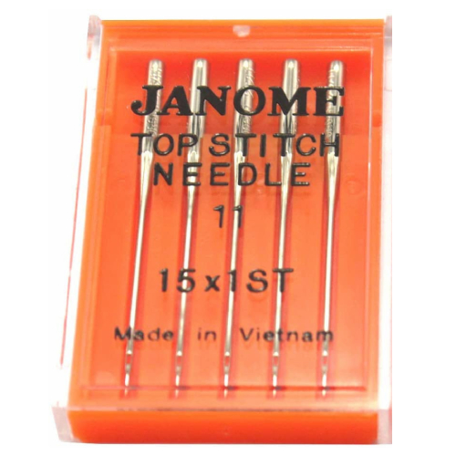 TOP Stitch Needles 15X1ST #11 for Janome Brand 990511000A